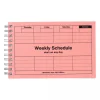 Weekly Schedule Undated in Neo Pink by Marks Inc.