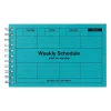 Weekly Schedule Undated in Turquoise by Marks Inc.