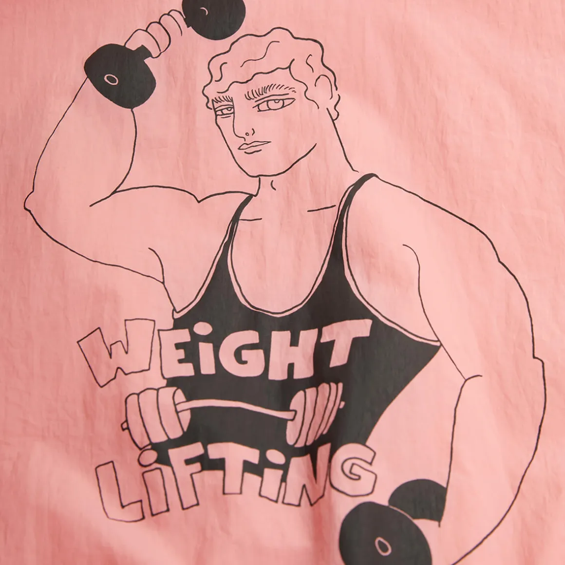 Weight Lifting Jacket in Pink by Mini Rodini - Last One In Stock - 140/146 (9-11 Years)