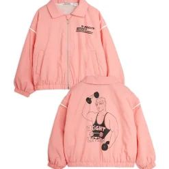 Weight Lifting Jacket in Pink by Mini Rodini - Last One In Stock - 140/146 (9-11 Years)