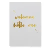Welcome Little One Greetings Card by Nancy & Betty Studio