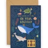 Whale Of A Time Greetings Card by Mifkins