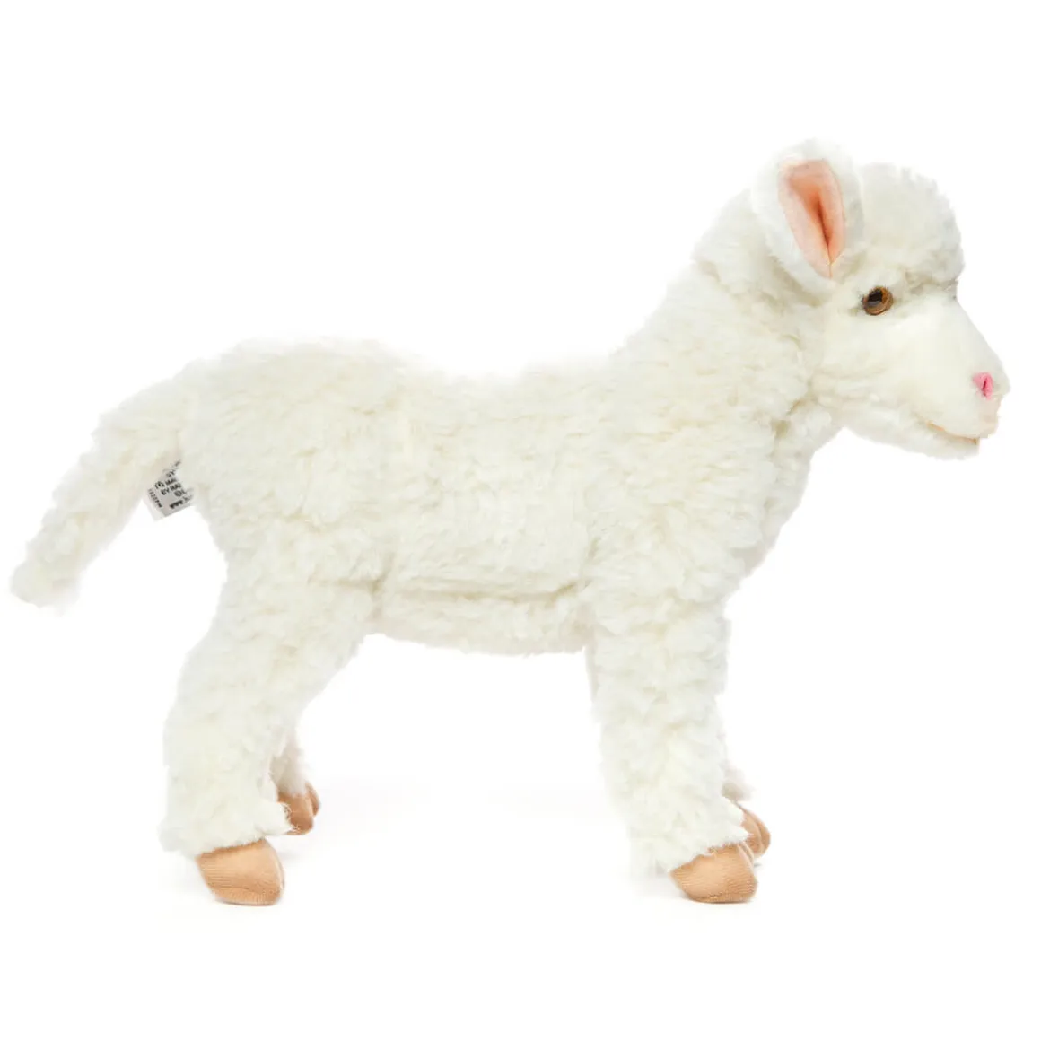 White Lamb Standing (32cm) by Hansa