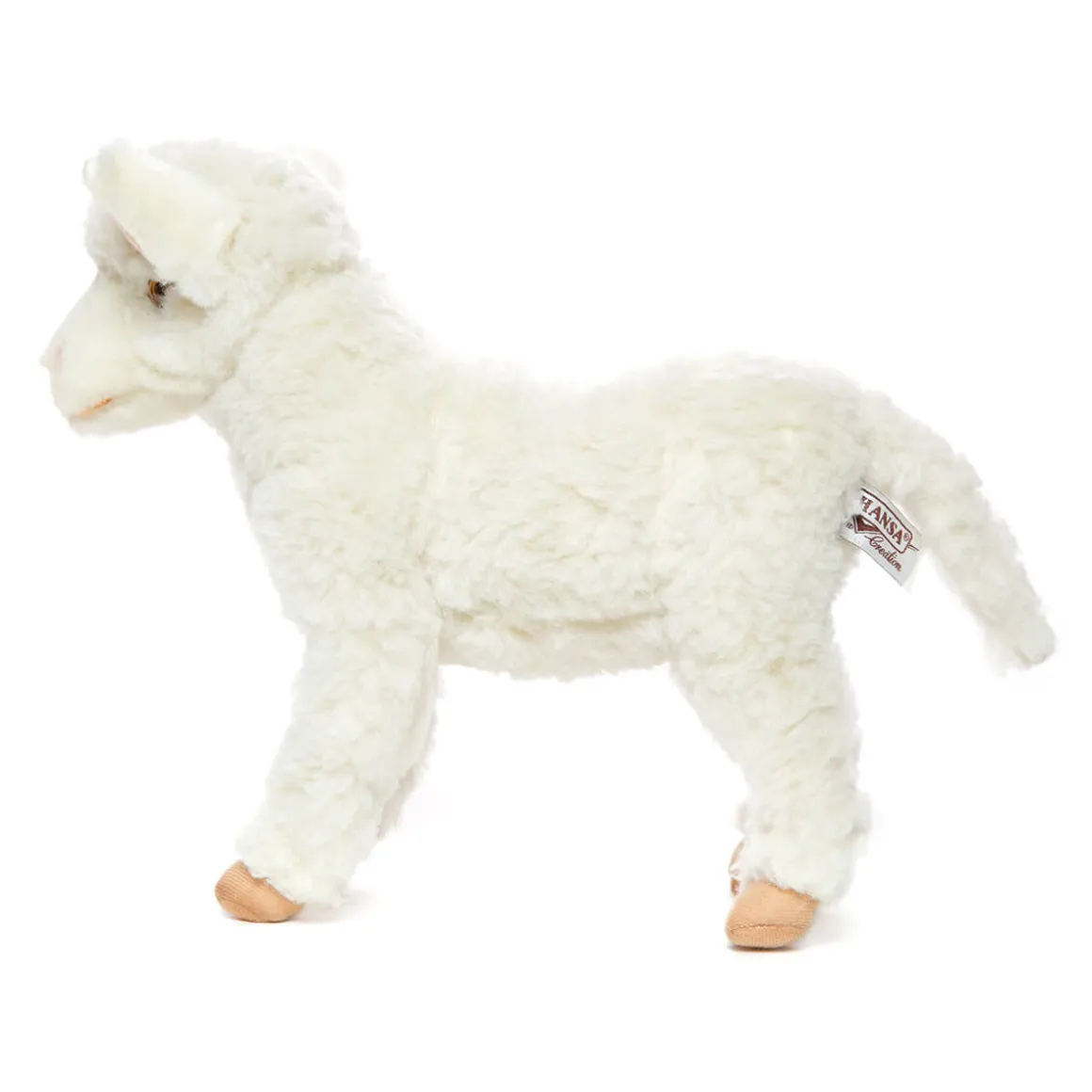 White Lamb Standing (32cm) by Hansa