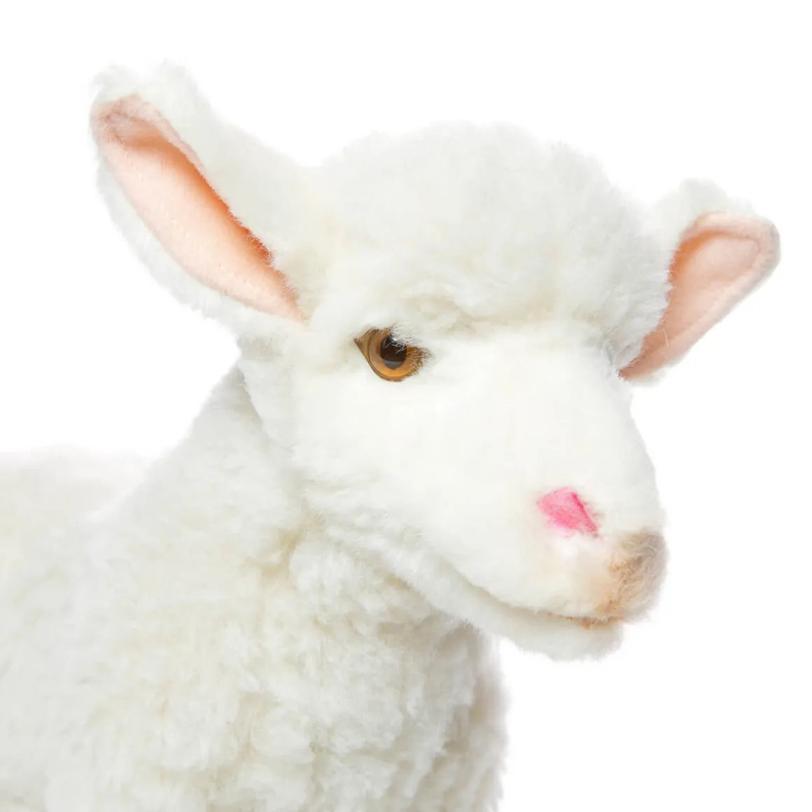 White Lamb Standing (32cm) by Hansa