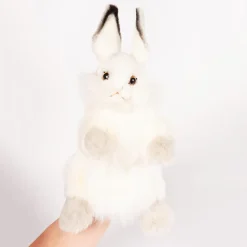White Rabbit Hand Puppet (34cm) by Hansa