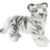 White Tiger Jacquard Standing (40cm) by Hansa