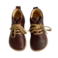 Wide Fit Lace Up Desert Boots in Angulus Brown by Angulus