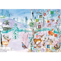 Wild Winter's Song Advent Calendar Greetings Card By Roger La Borde