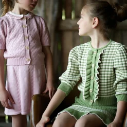 Willow Cardigan in Forest by Kalinka - Last Ones In Stock - 4-6 Years