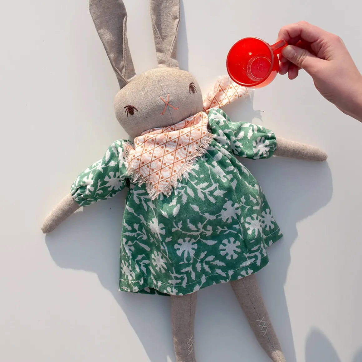 Winona Large Rabbit in Grey by Polka Dot Club