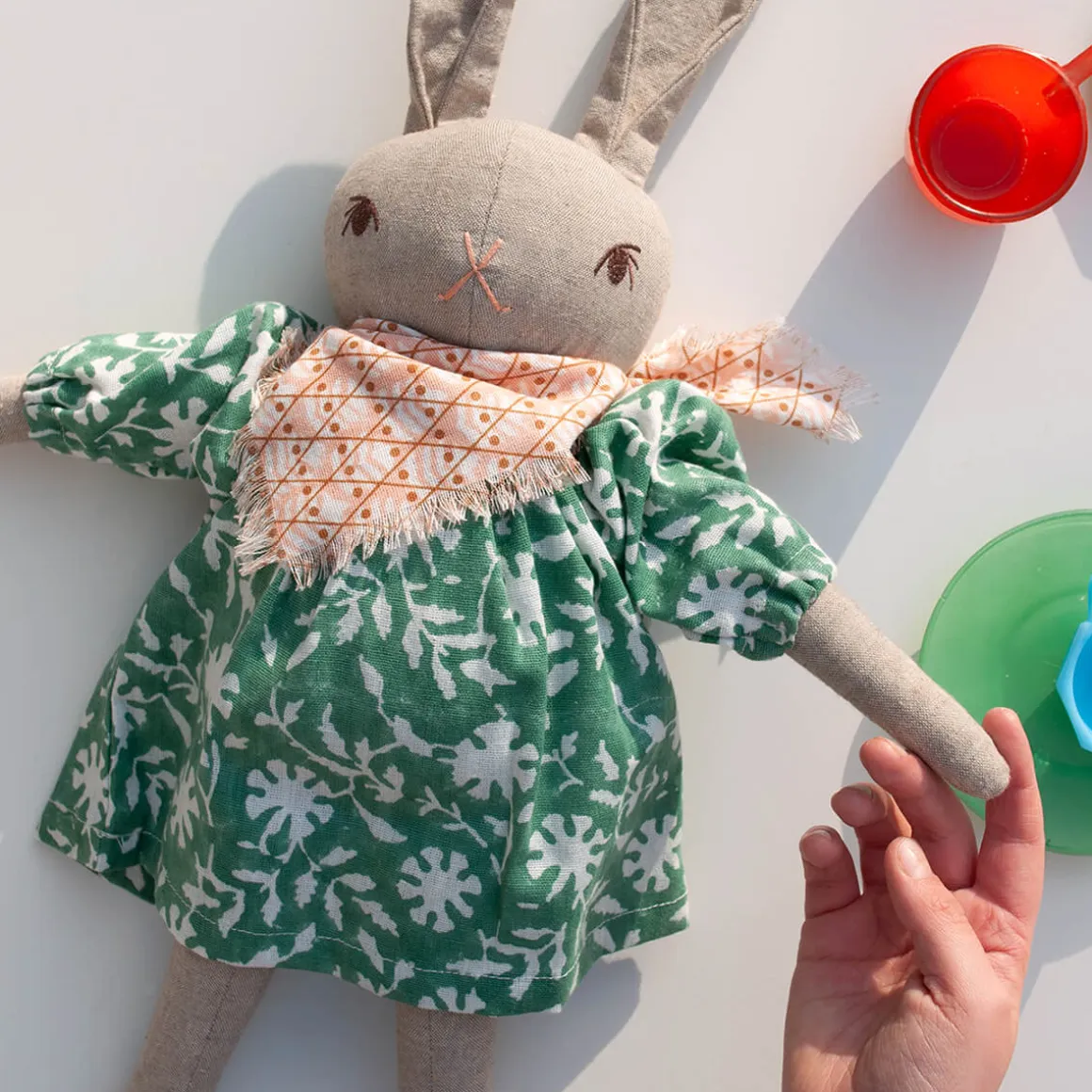 Winona Large Rabbit in Grey by Polka Dot Club