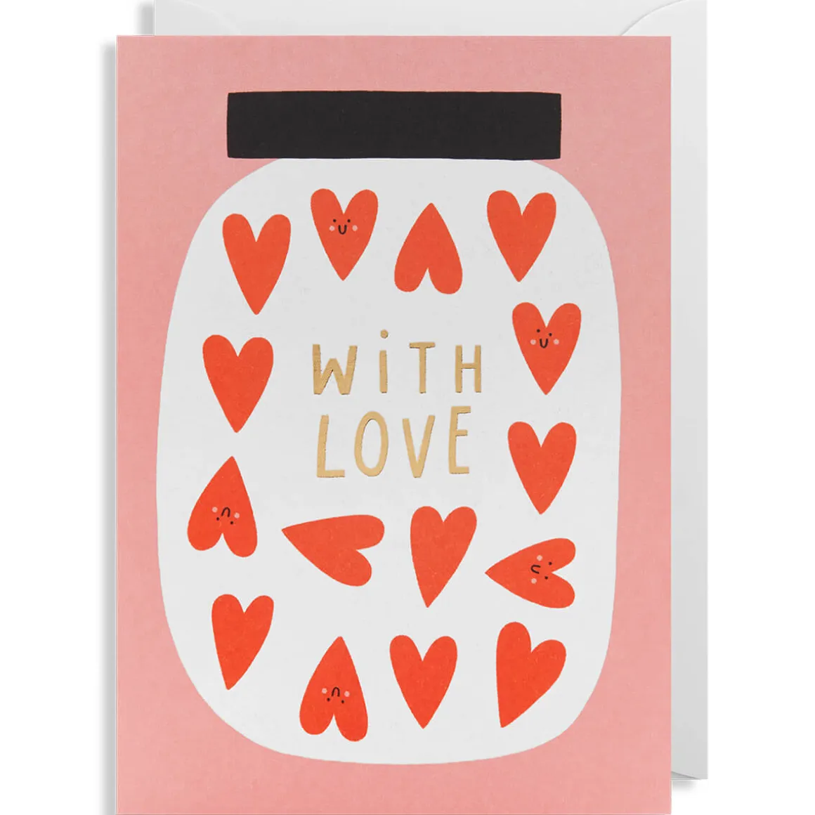 With Love Greetings Card by Susie Hammer for Lagom Design