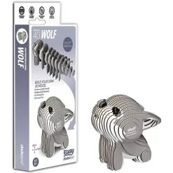 Wolf 3D Cardboard Puzzle Kit by Eugy