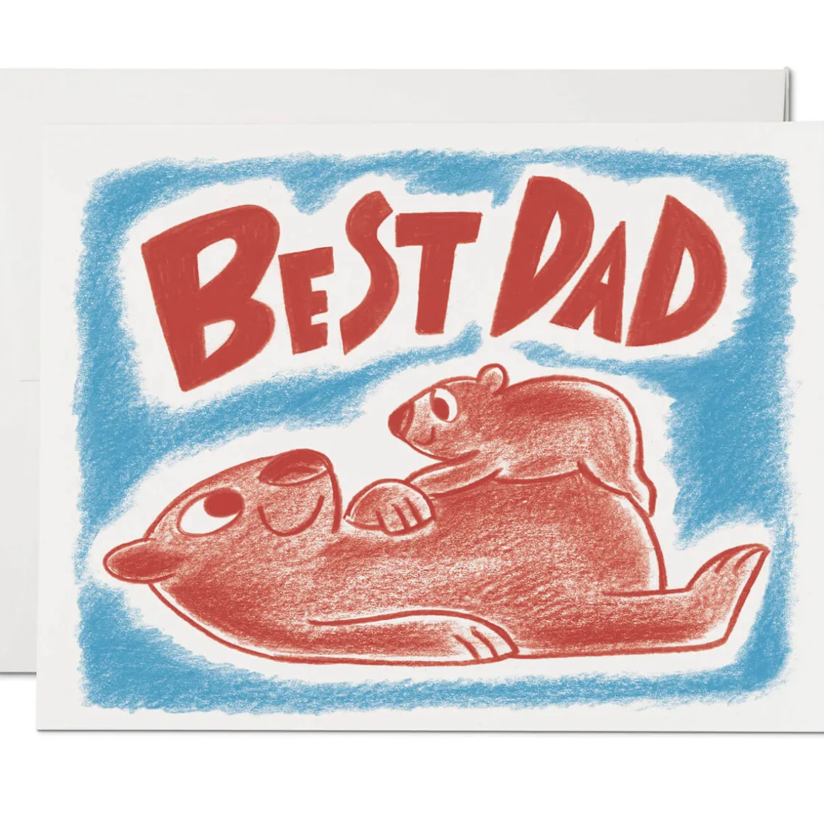 Wombat Dad Father's Day Greetings Card by Red Cap Cards