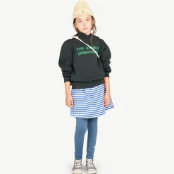 Wombat Kids Skirt in Blue Stripe by The Animals Observatory