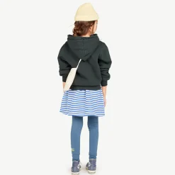 Wombat Kids Skirt in Blue Stripe by The Animals Observatory