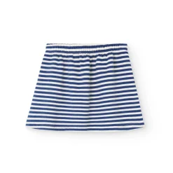 Wombat Kids Skirt in Blue Stripe by The Animals Observatory