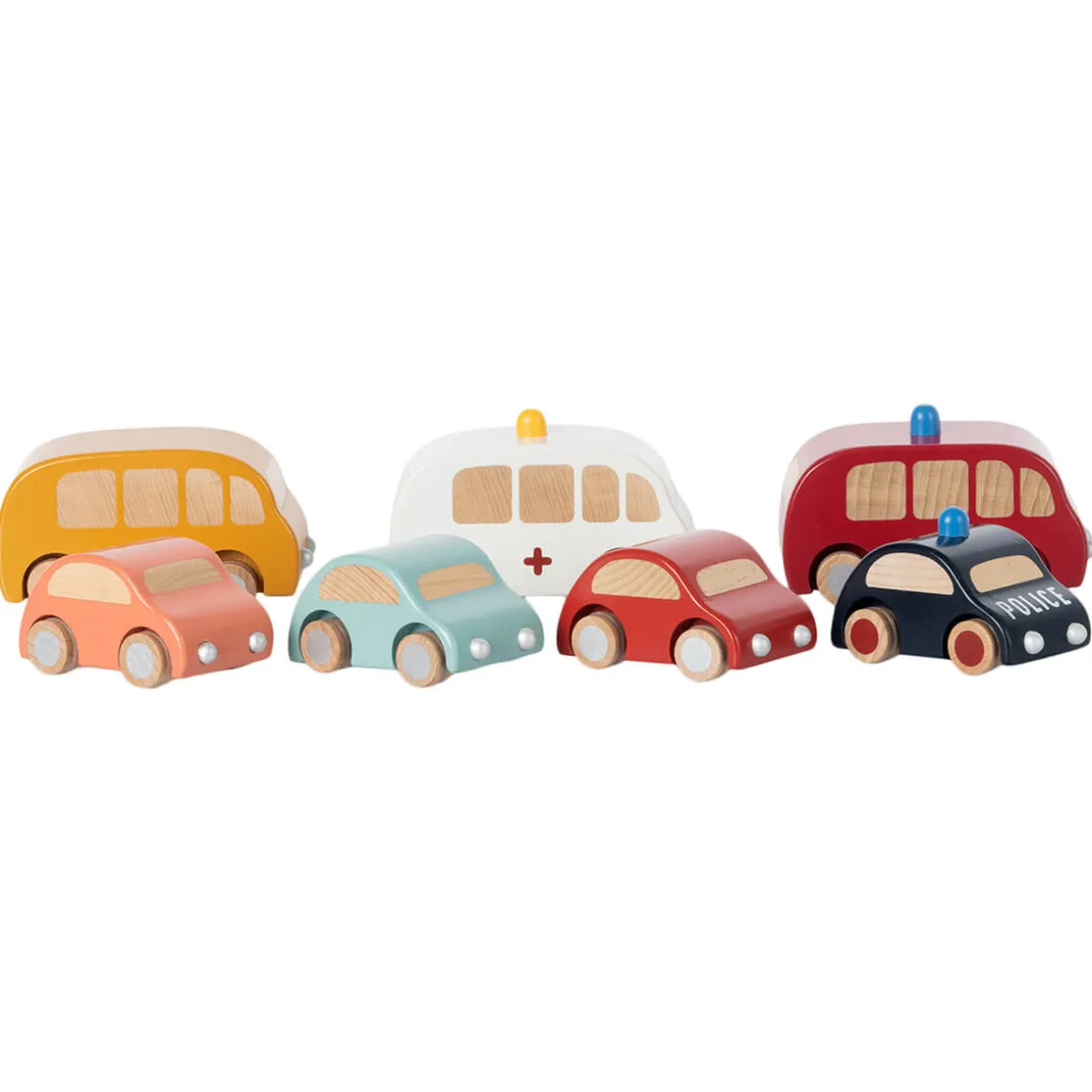 Wooden Car in Light Blue by Maileg