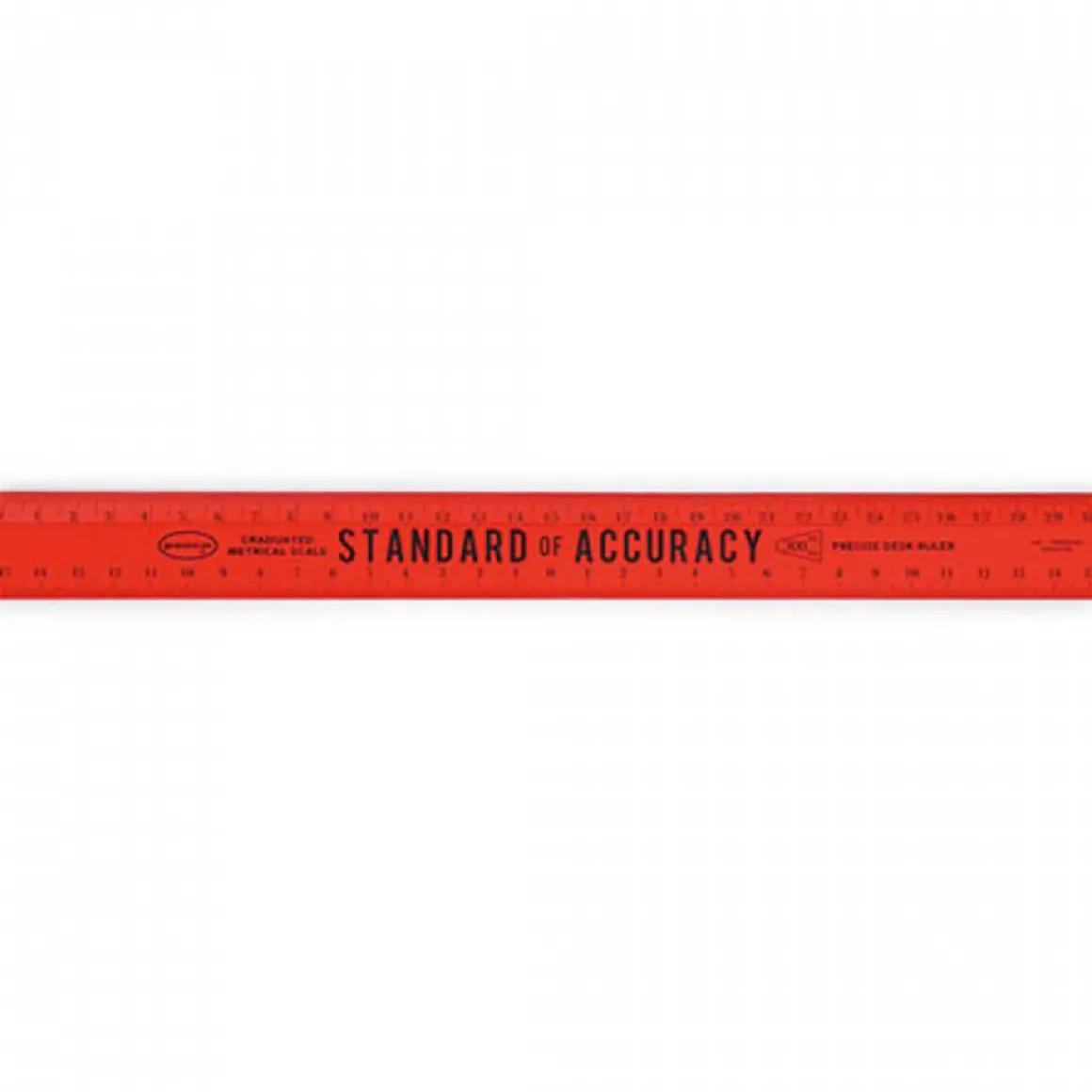 Wooden 30cm Ruler (Various Colours) by Penco