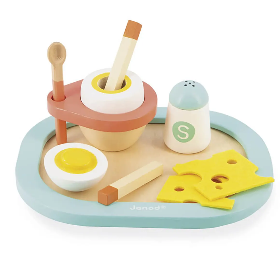 Wooden Egg Cup Set by Janod
