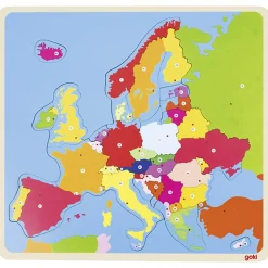 Wooden Europe Map Puzzle by Goki