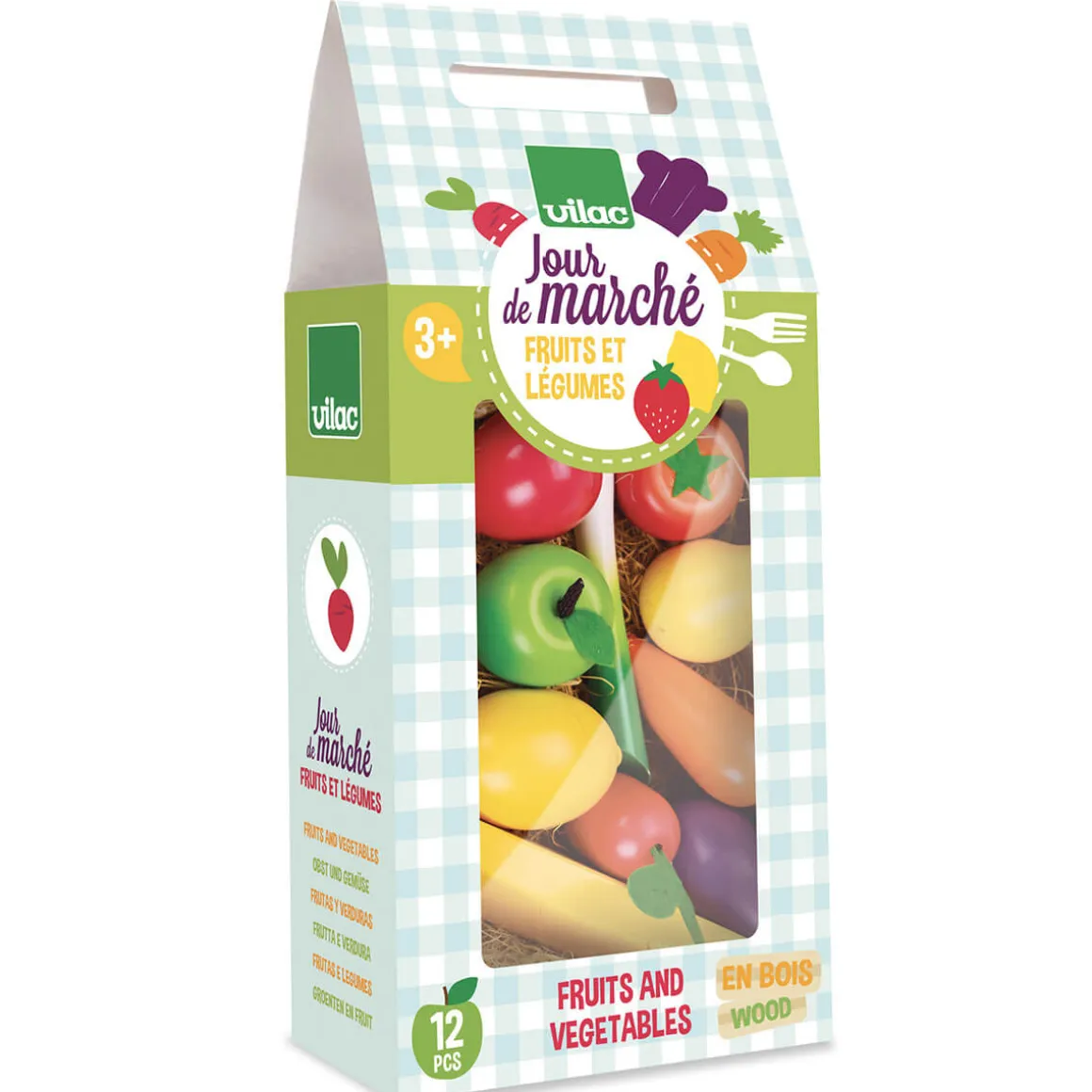 Wooden Fruit And Vegetables Set by Vilac