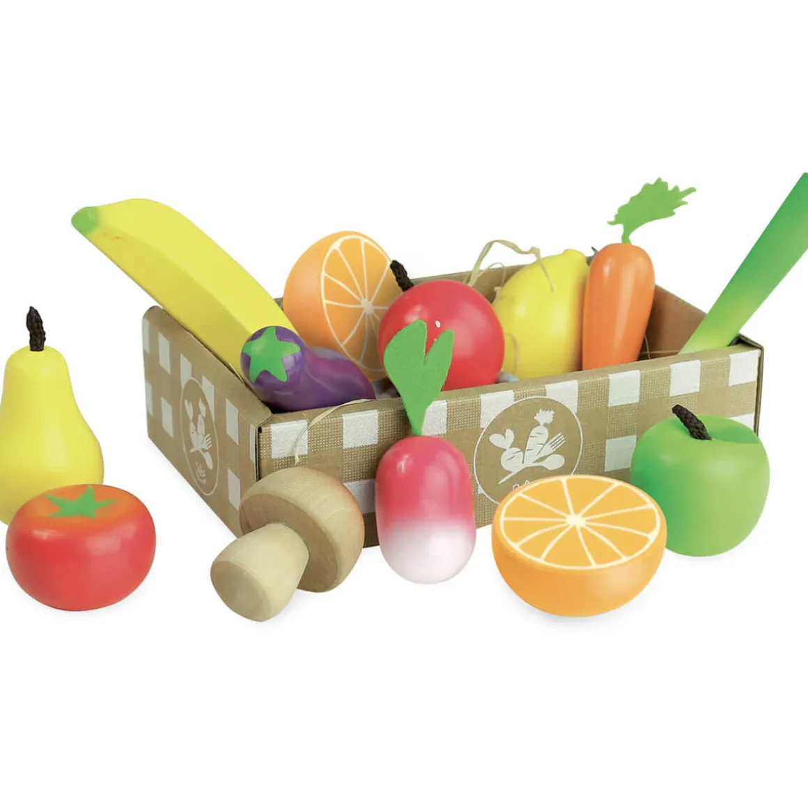 Wooden Fruit And Vegetables Set by Vilac