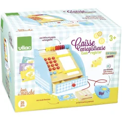 Wooden Toy Cash Register by Vilac