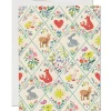 Woodland Critters Baby Greetings Card by Red Cap Cards