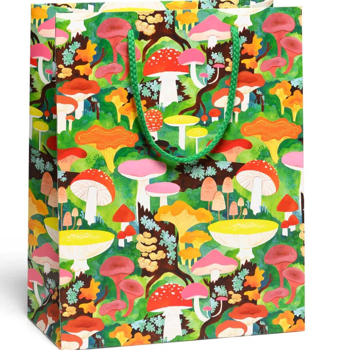 Woodland Mushrooms Large Gift Bag By Red Cap Cards