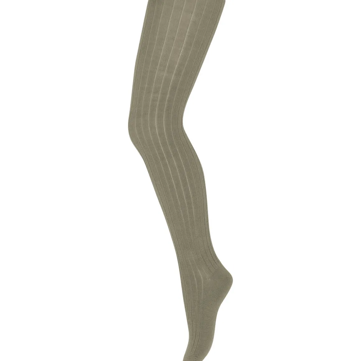 Wool Rib Tights in Silver Sage by MP Denmark