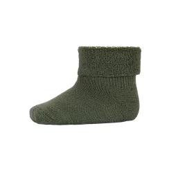 Wool Terry Baby Ankle Socks in Olivine by MP Denmark