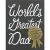 World's Greatest Dad Greetings Card By Rifle Paper Co.