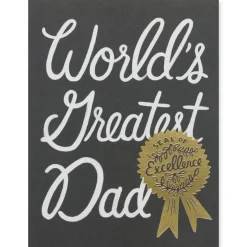 World's Greatest Dad Greetings Card By Rifle Paper Co.