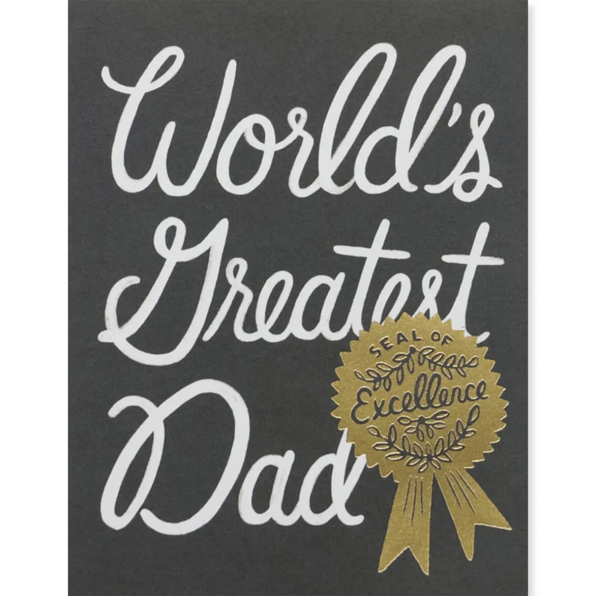 World's Greatest Dad Greetings Card By Rifle Paper Co.