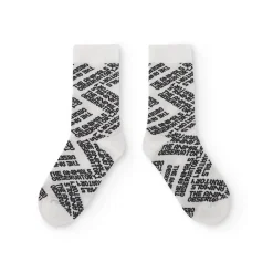 Worm Kids Socks in White by The Animals Observatory