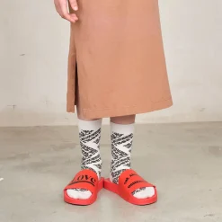Worm Kids Socks in White by The Animals Observatory