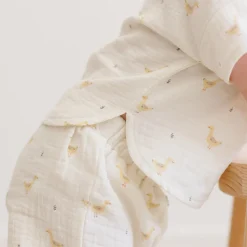 Woven Boxy Top + Short Set in Geese by Quincy Mae
