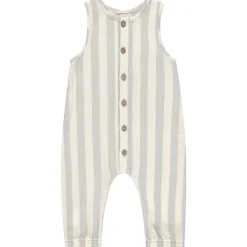 Woven Jumpsuit in Sky Stripe by Quincy Mae
