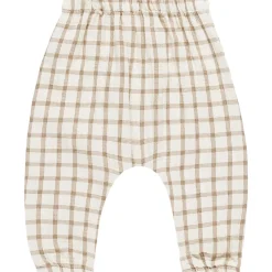 Woven Pant in Cinnamon Plaid by Quincy Mae