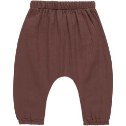 Woven Pant in Plum by Quincy Mae