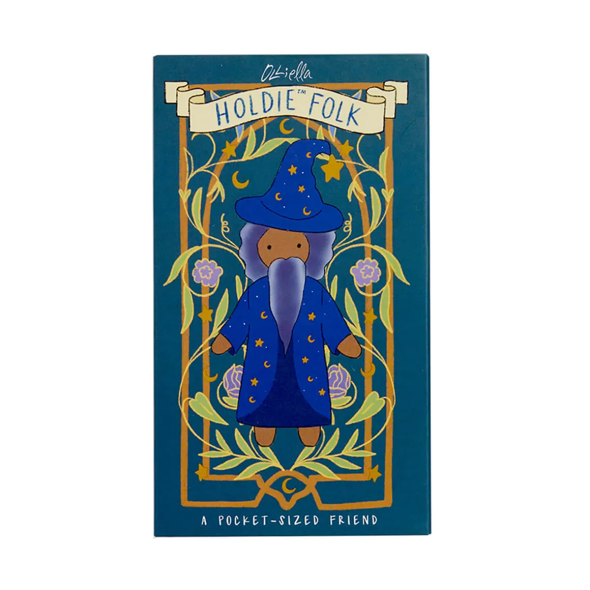 Wulfric The Wizard Holdie Folk Pocket-Sized Doll by Olli Ella