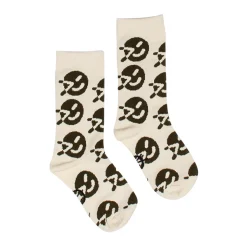 Wynken Multi Sock in Ecru / Olive by Wynken - Last Ones In Stock - 4-6 Years