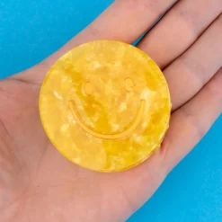 Yellow Smiley Hair Claw by Coucou Suzette