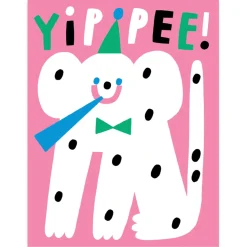 Yippee Greetings Card by Susie Hammer for Wrap