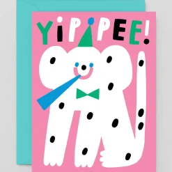 Yippee Greetings Card by Susie Hammer for Wrap