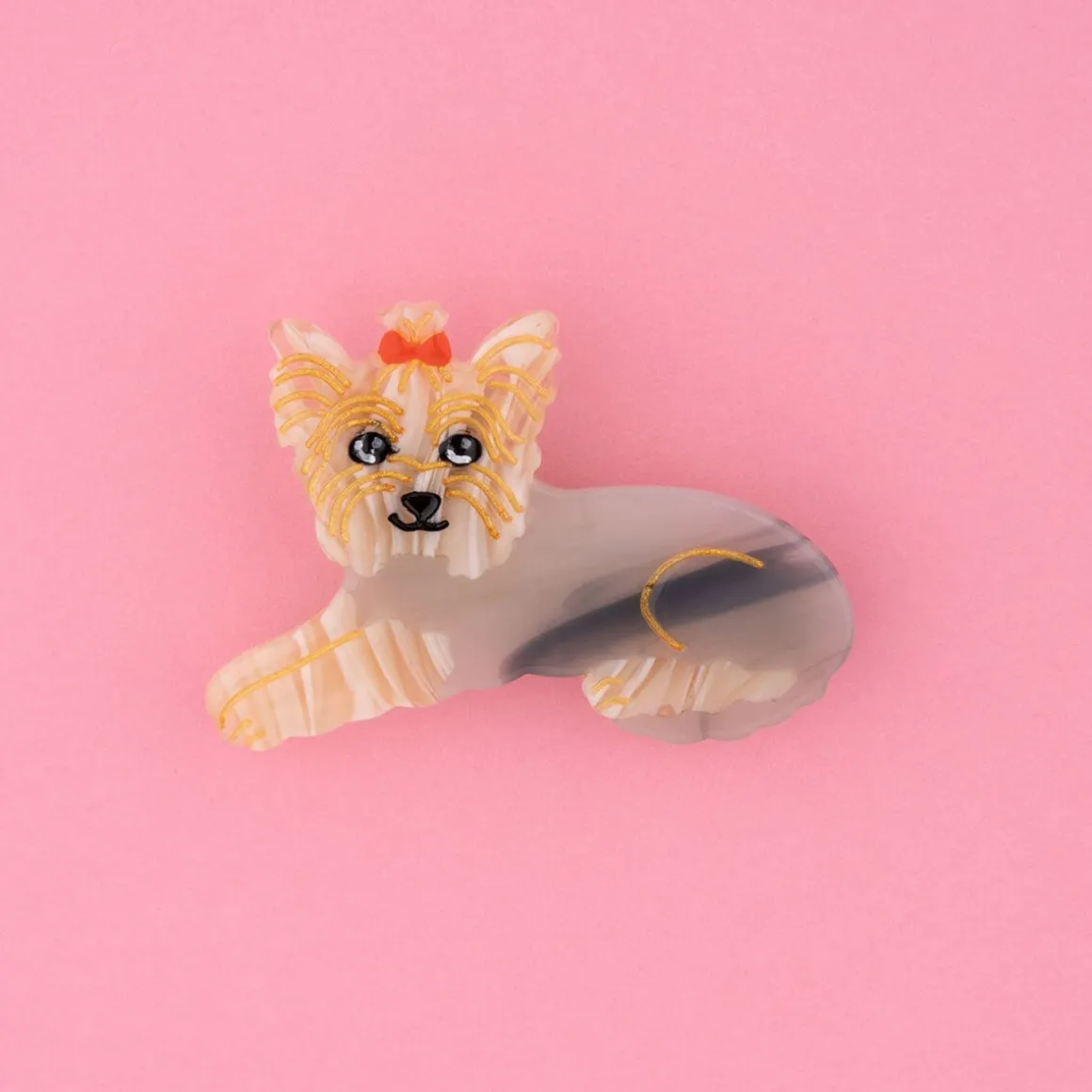 Yorkshire Terrier Hair Clip by Coucou Suzette