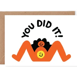 You Did It Greetings Card by Cari Vander Yacht for Wrap