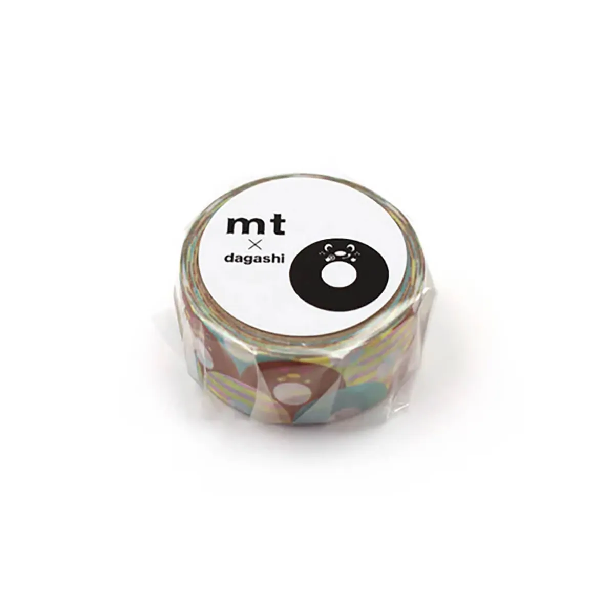 Young-Kun Colorful Circles 15mm Special Dagashi Washi Tape by MT Japan